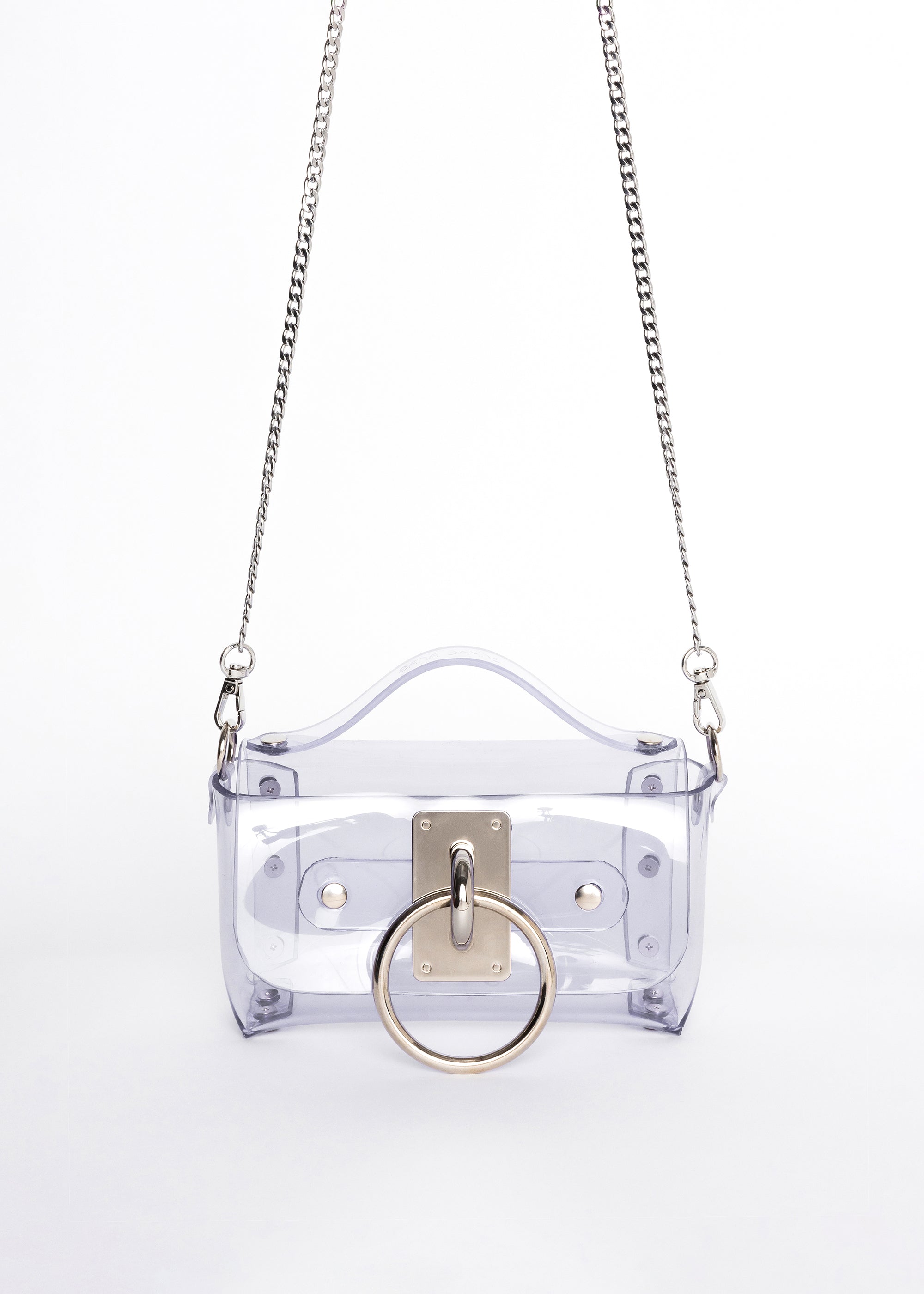 Mini Choker Bag - Clear PVC (Vegan)