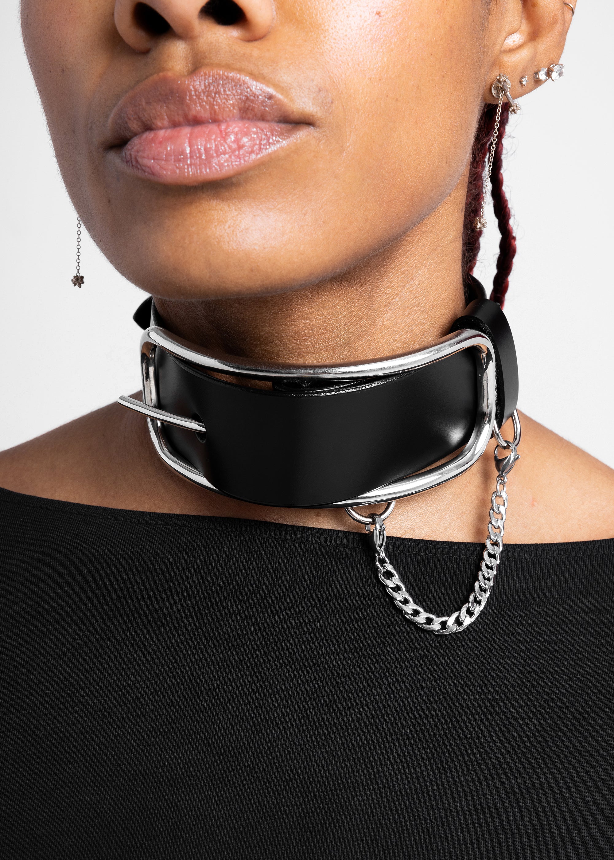 Oversized Buckle Choker