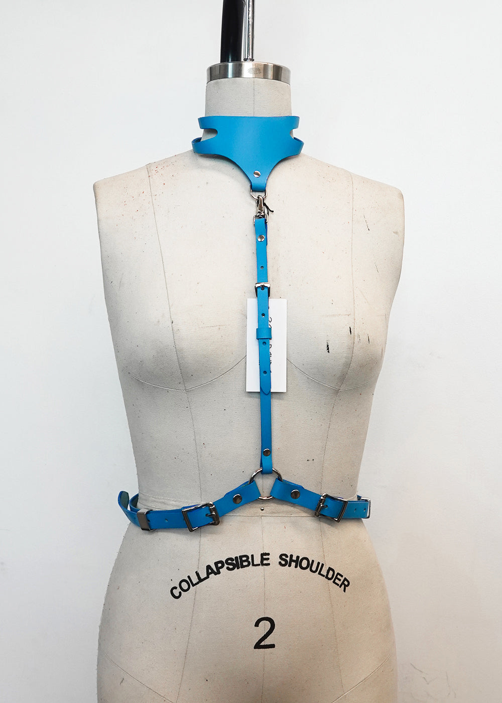 SAMPLE H17 - Garter Collar Harness - S/M