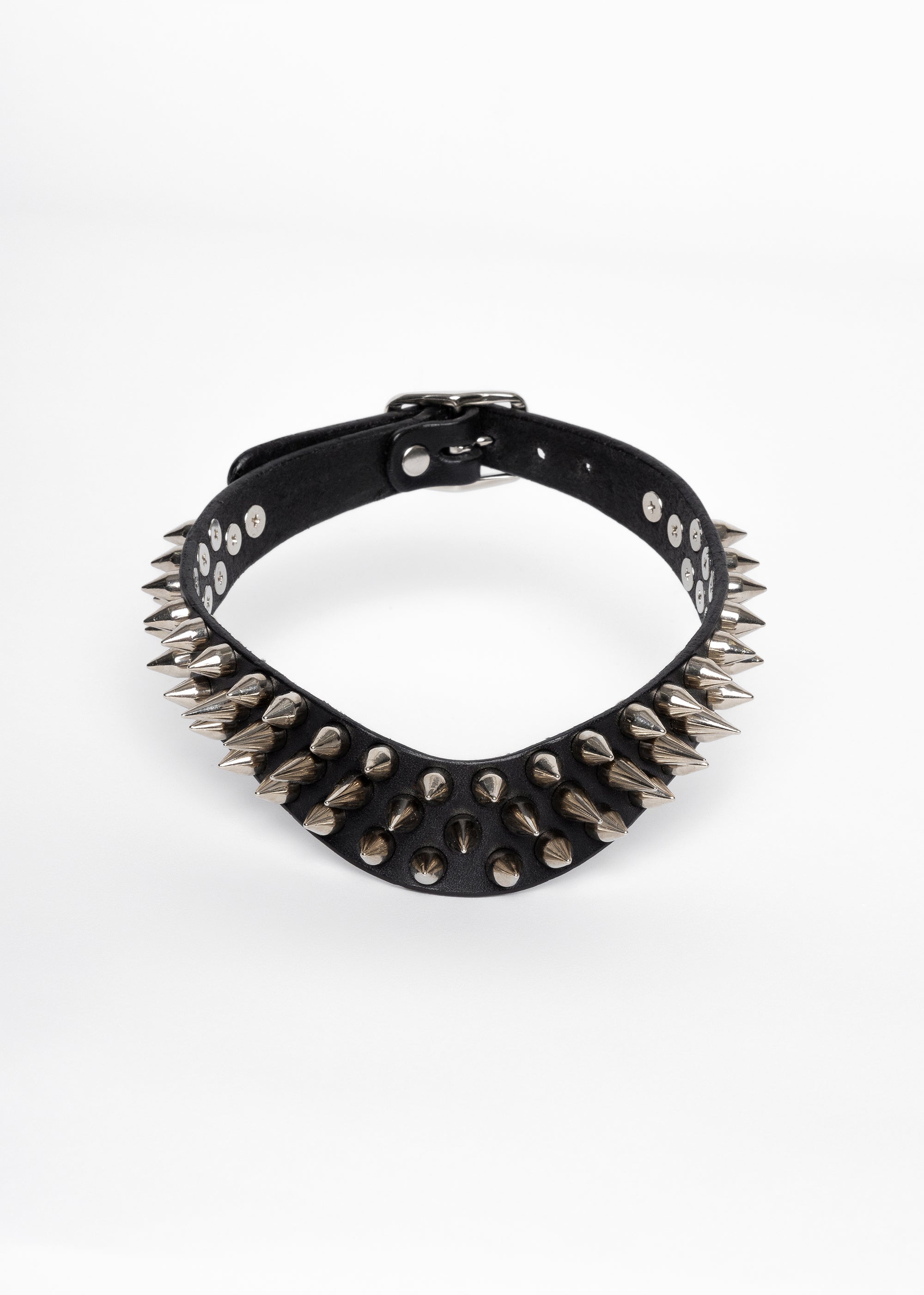 Spiked Crescent Choker