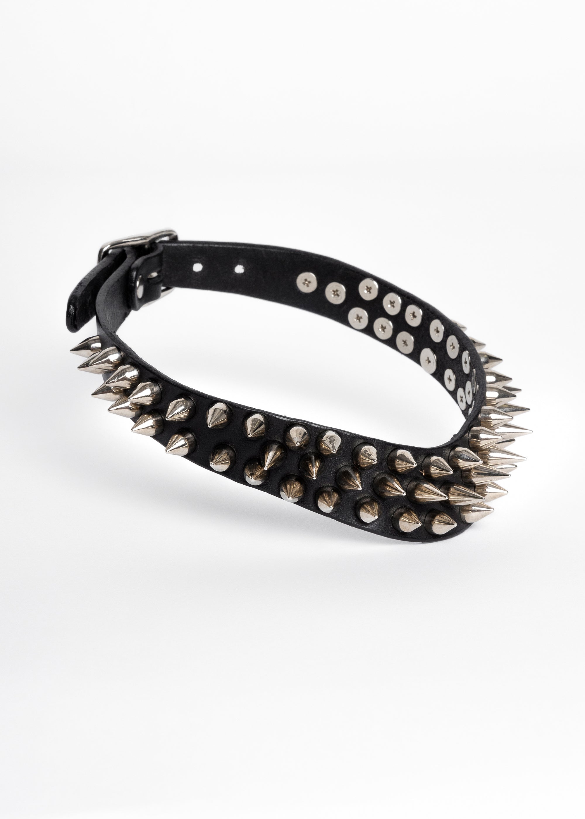 Spiked Crescent Choker