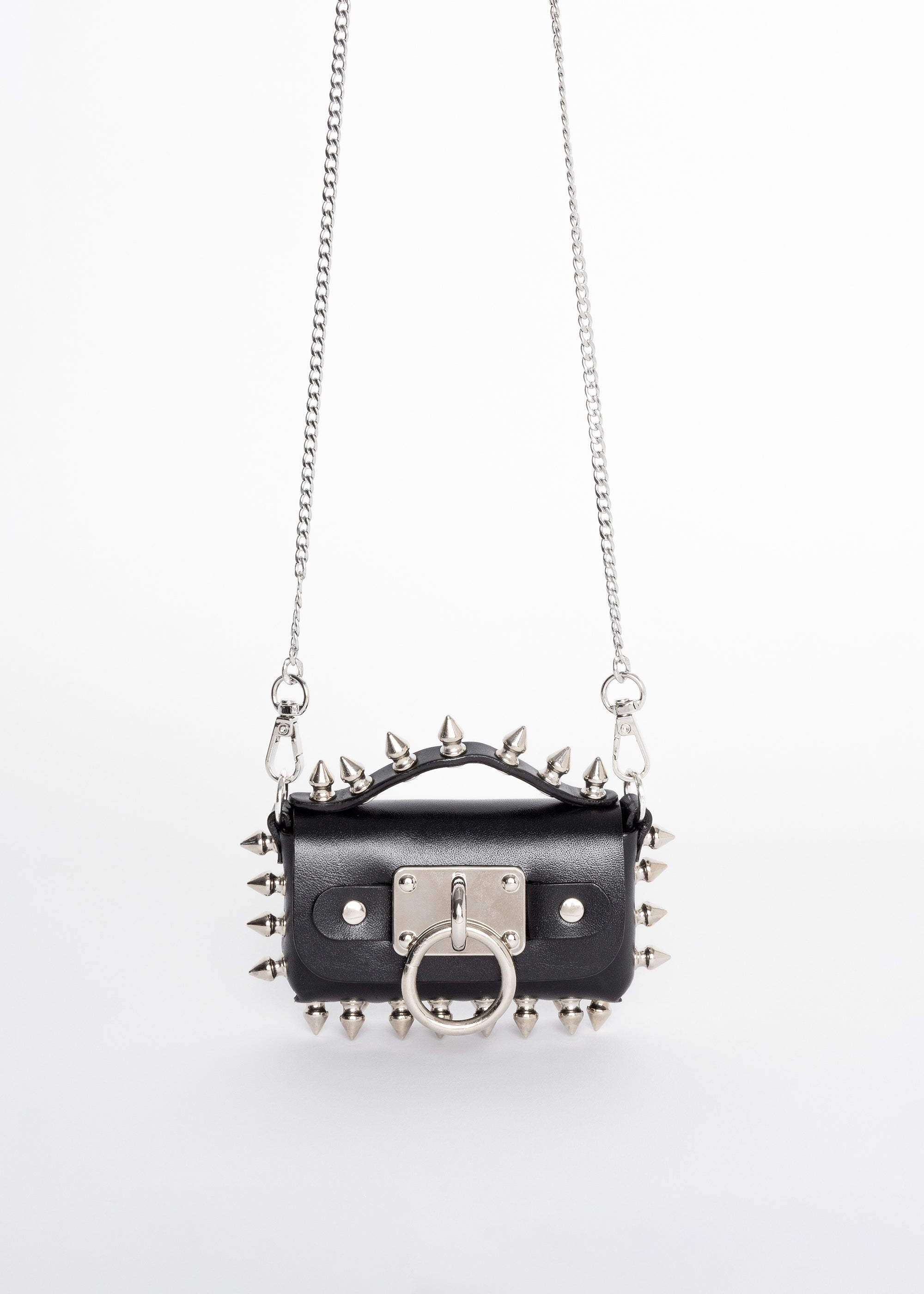 Spiked Halo Choker Bag - Tiny