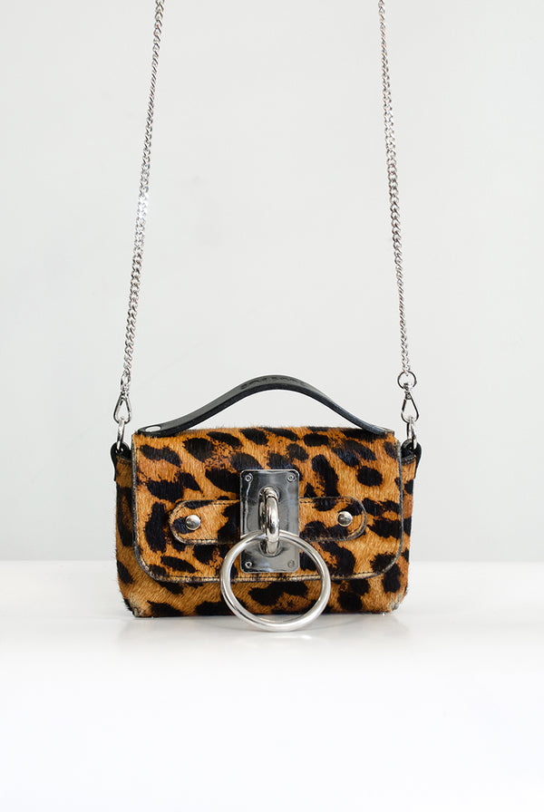 Mini Choker Bag - Leopard