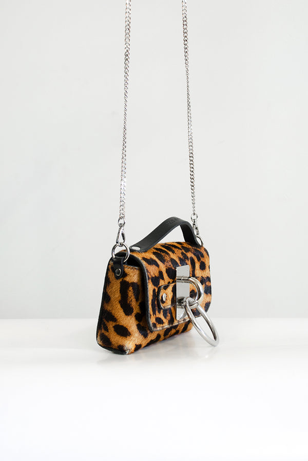 Mini Choker Bag - Leopard