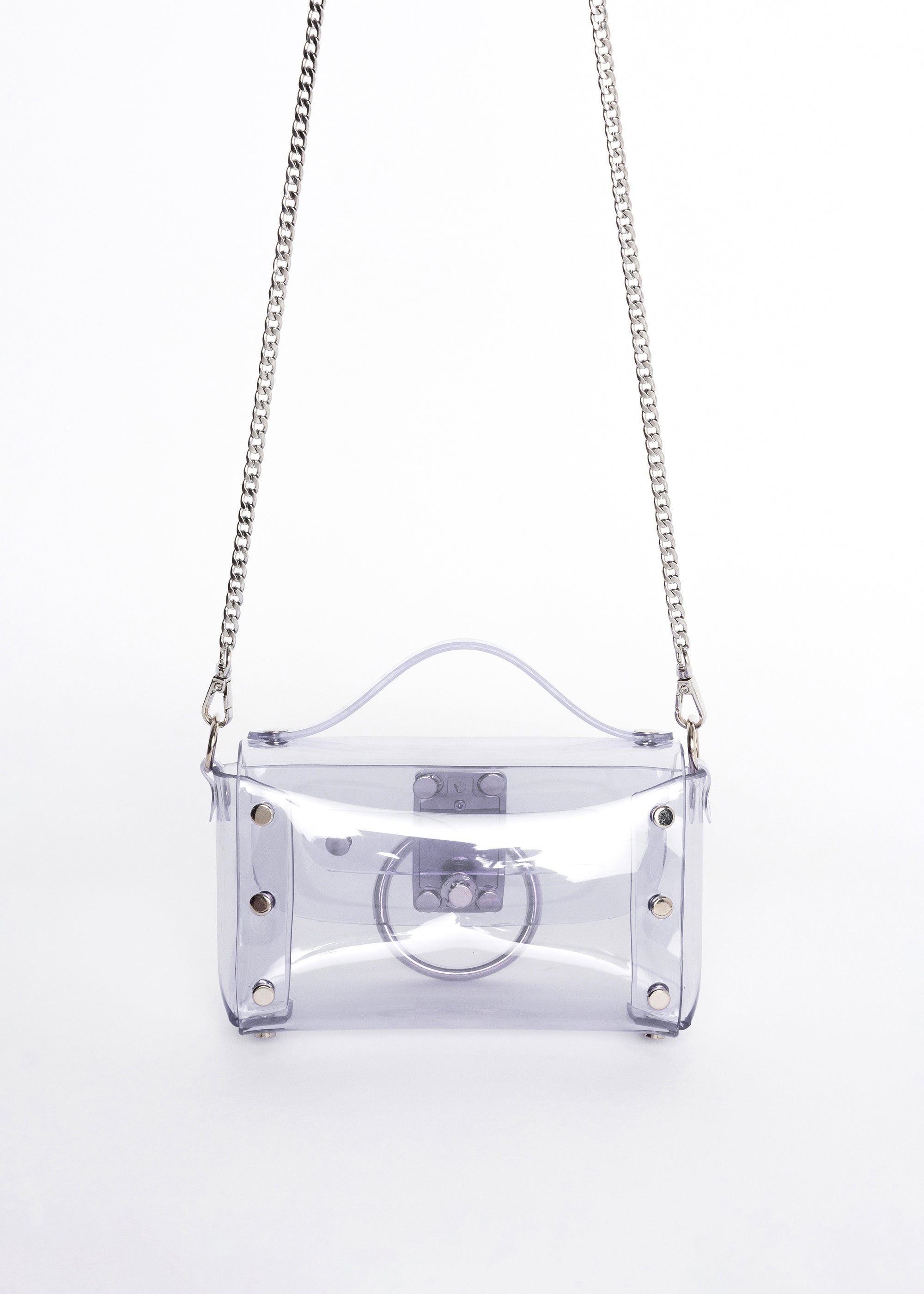 Mini Choker Bag - Clear PVC (Vegan)