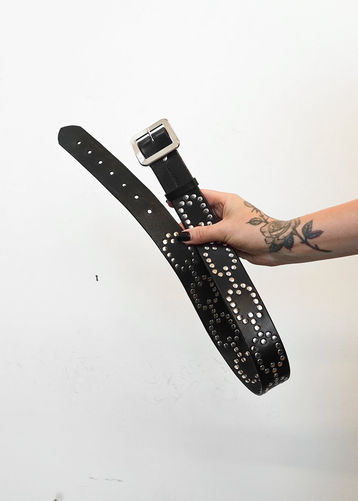 Chain Stud Belt - 28”-34”