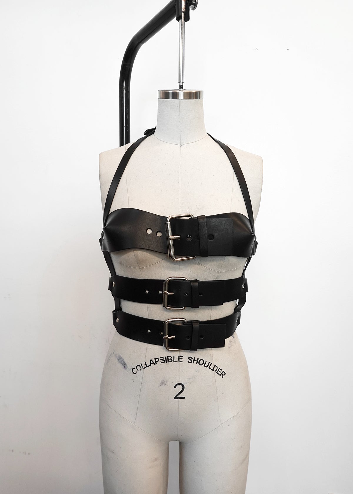 Triple Buckle Bustier - L