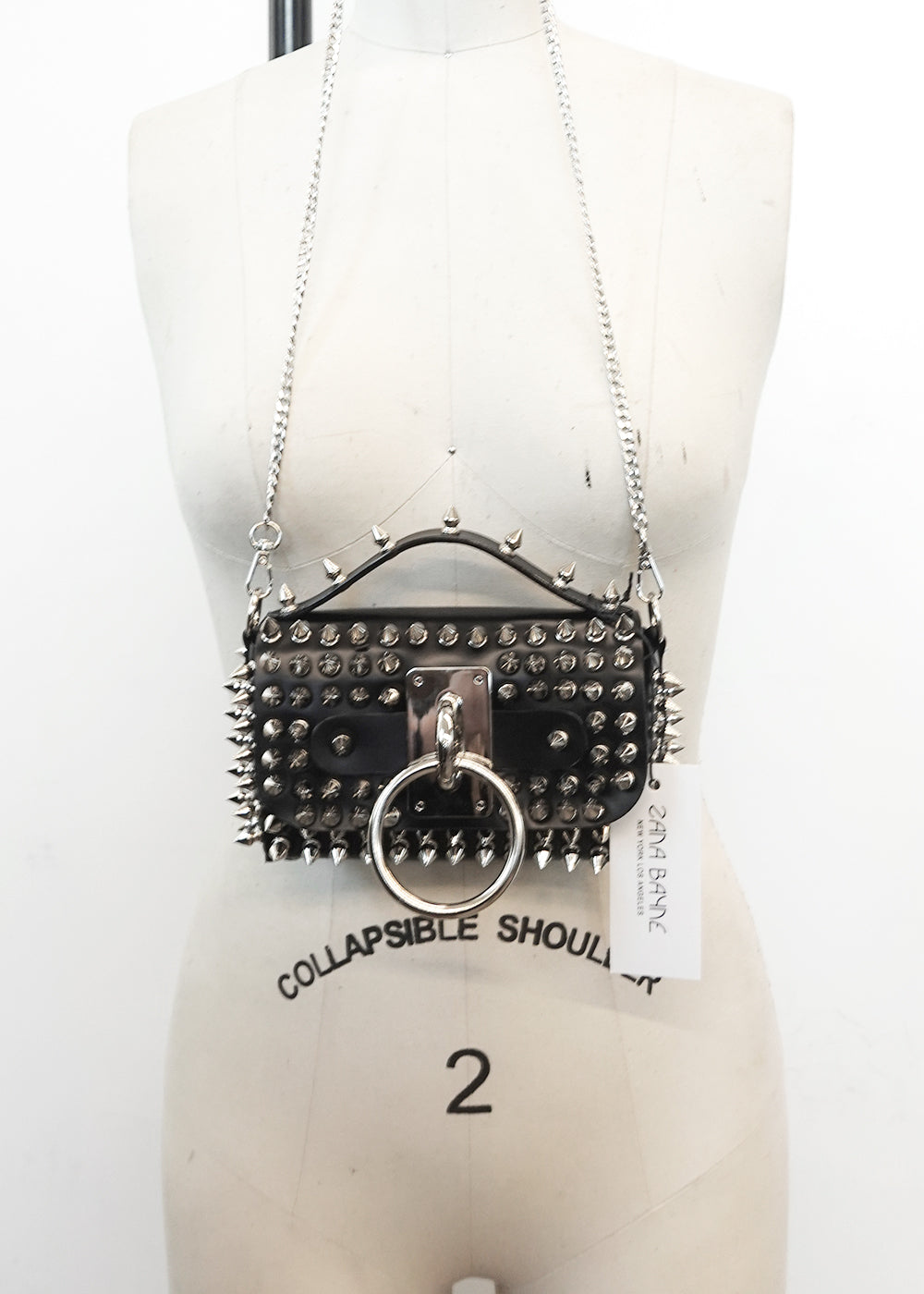 SAMPLE BA14 - Mini Choker Bag Spiked and Loaded