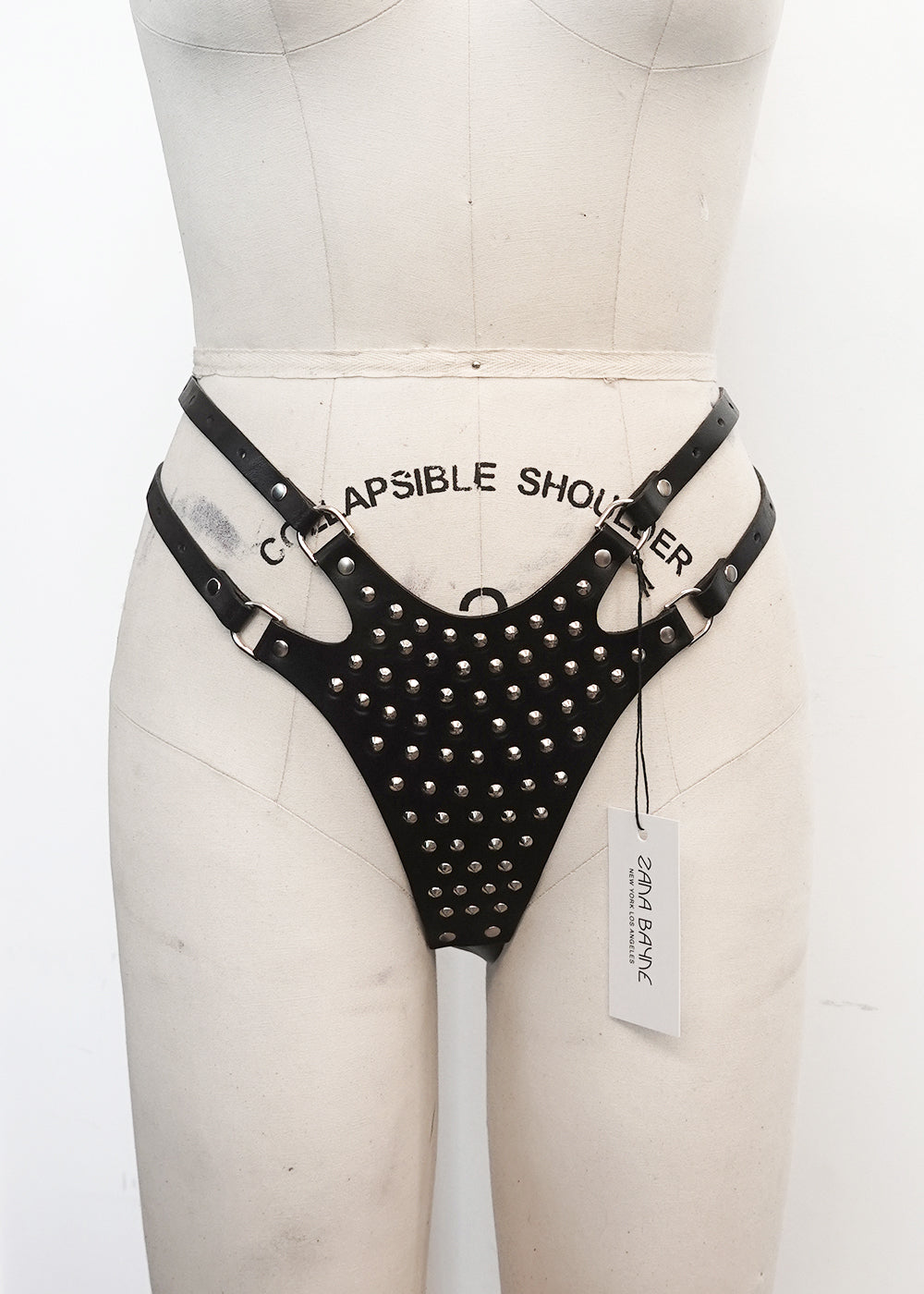SAMPLE H30 - Z-String Thong Studded - M