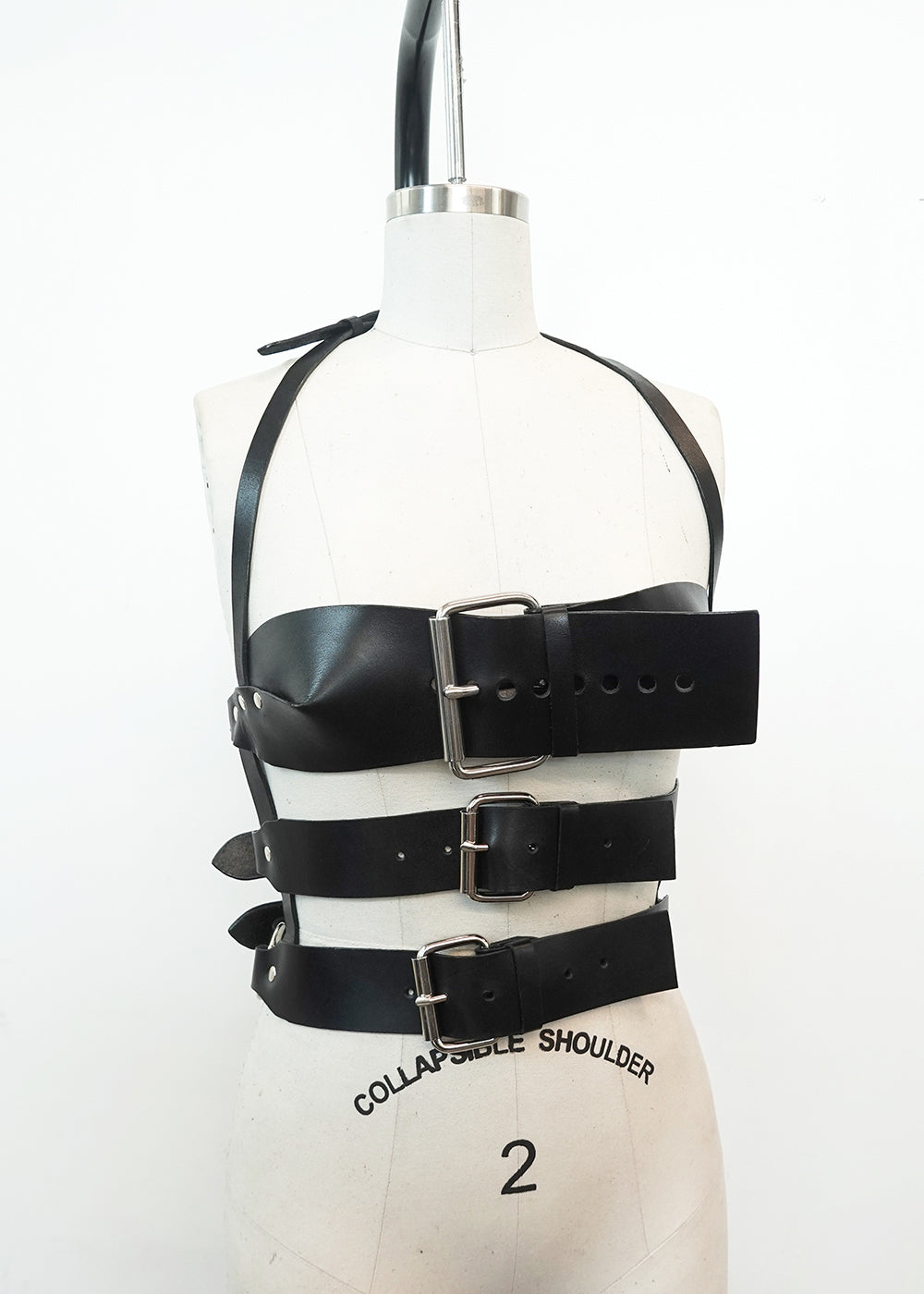 SAMPLE T02 - Triple Buckle Bustier - L