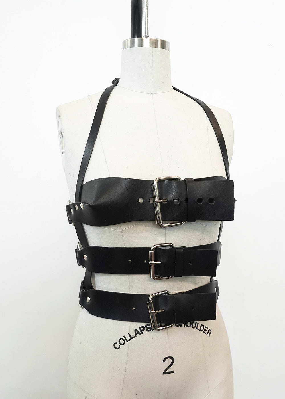 SAMPLE T03 - Triple Buckle Bustier - S