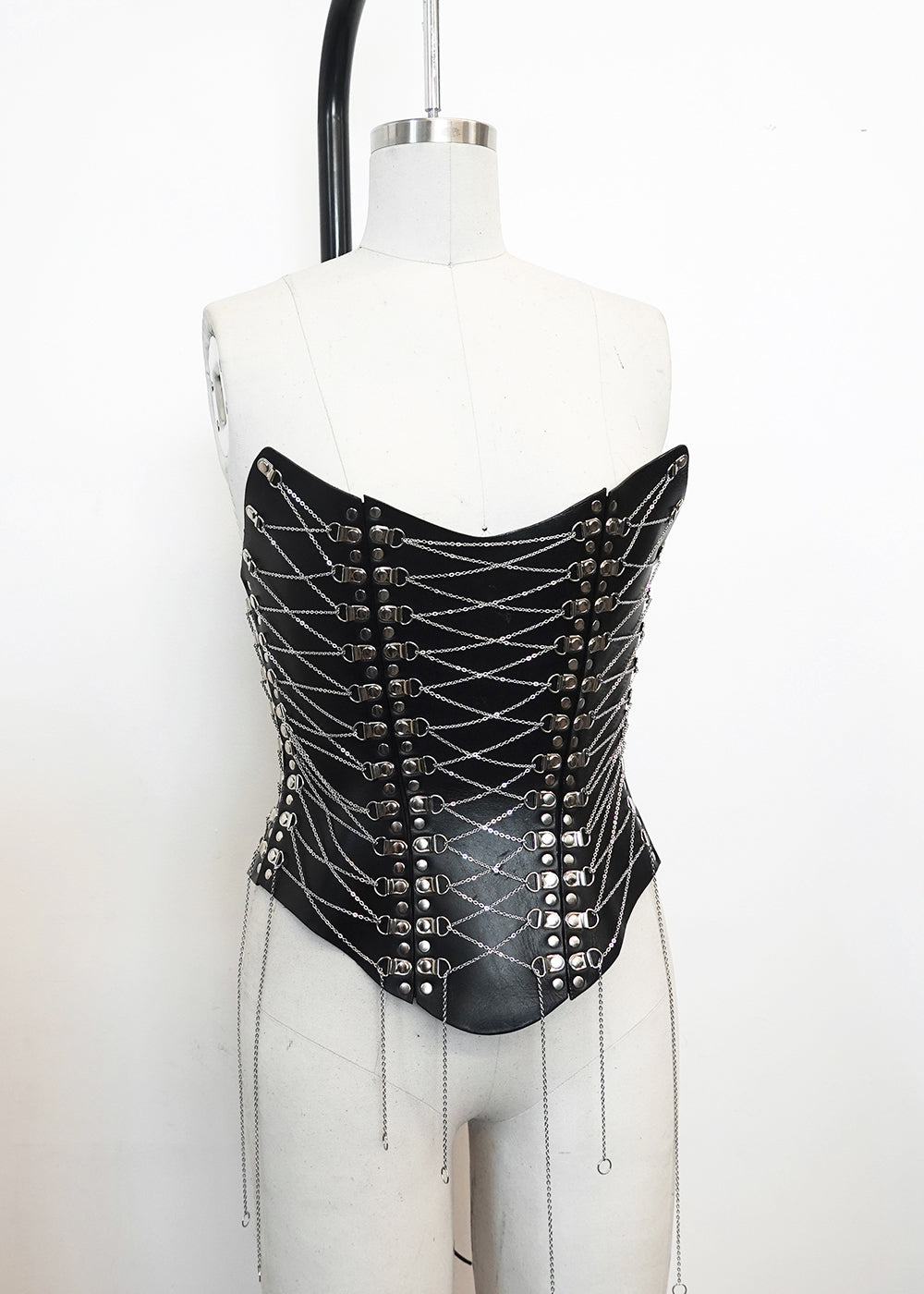 SAMPLE T13 - Selina Corset with Chains - S/M