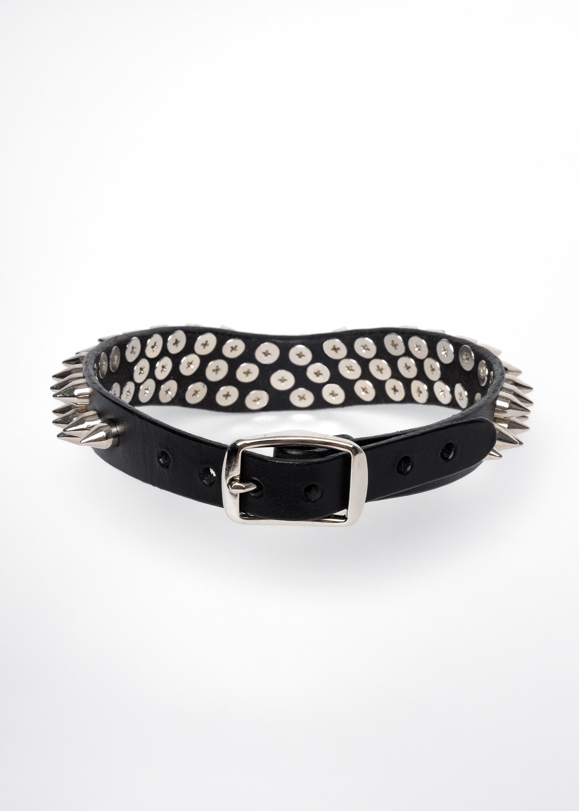 Spiked Crescent Choker
