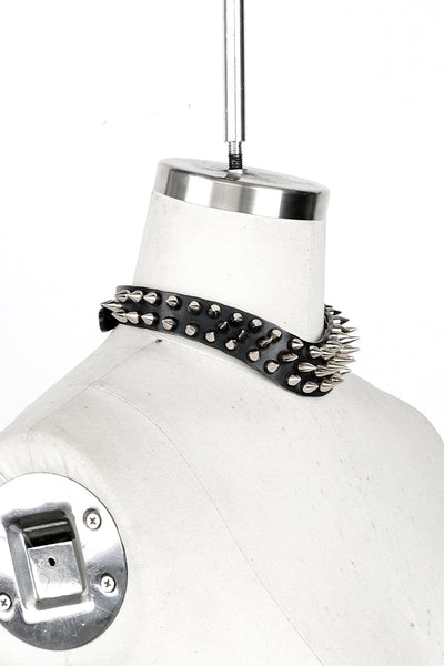 Spiked Crescent Choker
