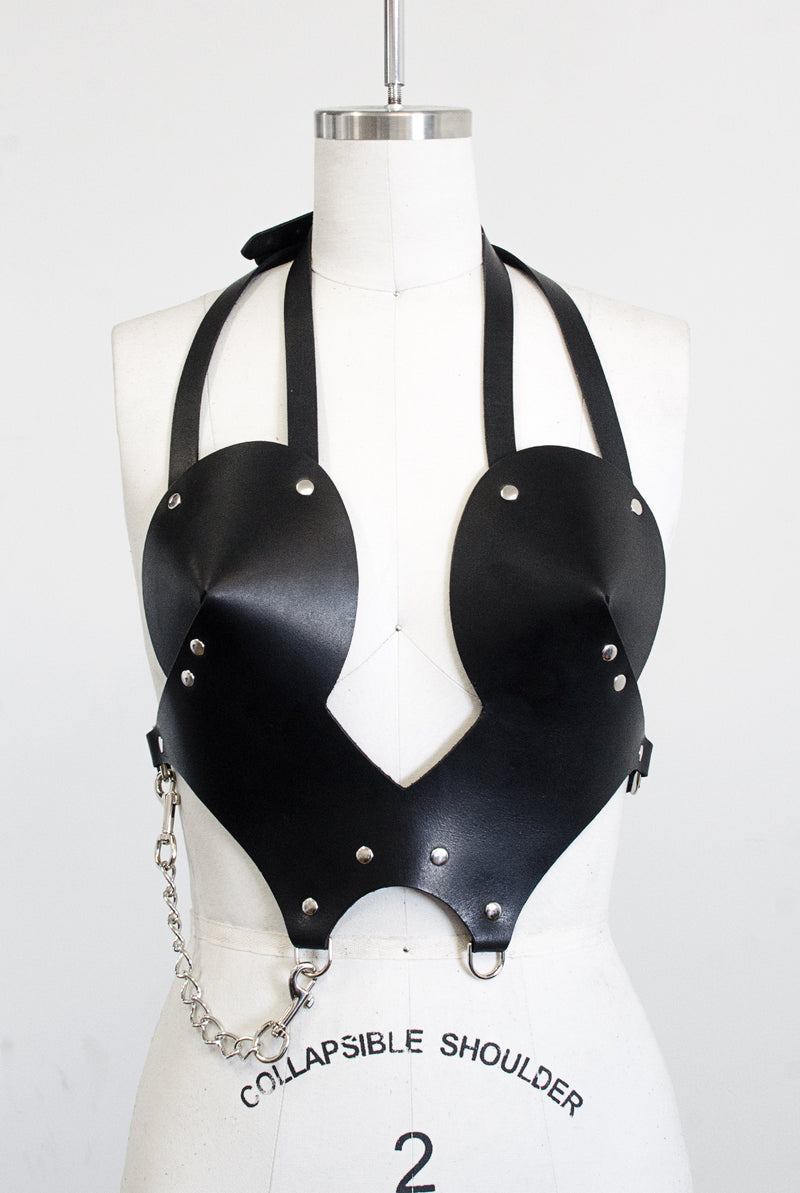 Garter Bustier with Chain
